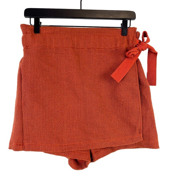 Urban Outfitters Pants - Urban Outfitters (M) Orange High Rise Skort Front Wrap Womens Shorts